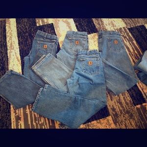 Men’s Carhartt jeans 4 pair